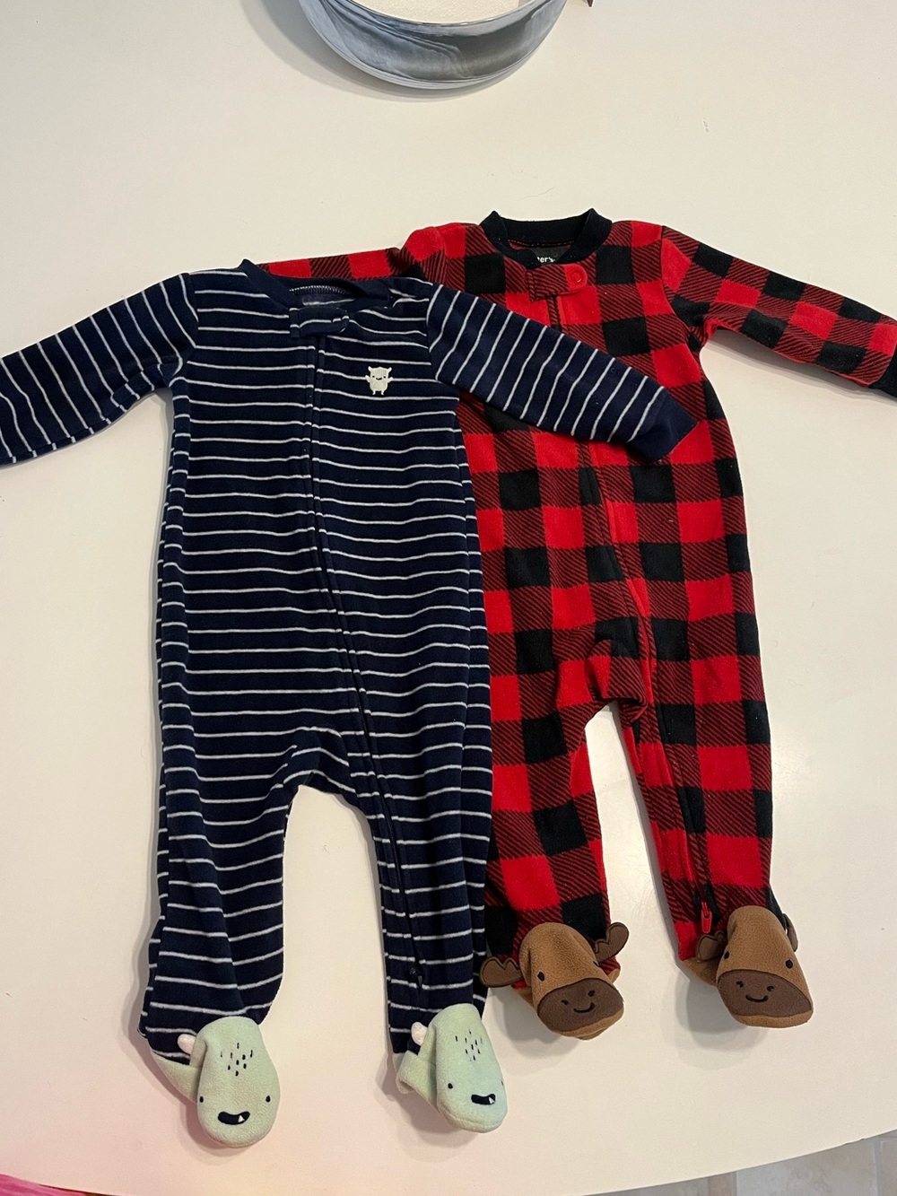 Carters 2 pc set fleece pajamas